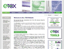 Tablet Screenshot of etoxproject.eu